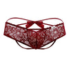 Candyman 99535 Bow Jockstrap Color Burgundy