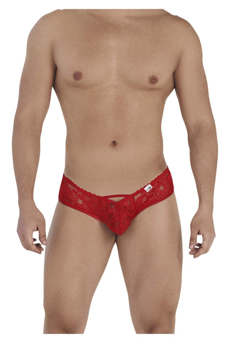 Candyman 99535 Bow Jockstrap Color Red