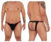 Candyman 99536x Bikini Jockstrap Color Black Print