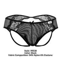 Candyman 99538 en dentelle Jockstrap Color noir