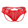 Candyman 99538 encaje color jockstrap rojo