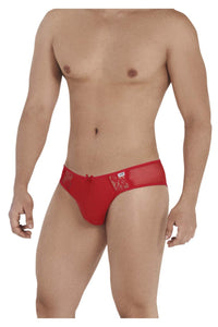 CandyMan 99538 Lace Jockstrap Color Red