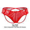 Candyman 99538 encaje color jockstrap rojo