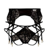 Candyman 99550 Lace Garter-Jockstrap tenue couleur noir