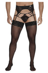 Candyman 99550 Lace Garter-Jockstrap tenue couleur noir