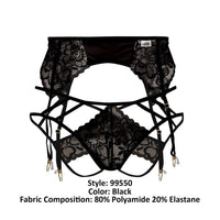 Candyman 99550 Lace Garter-Jockstrap tenue couleur noir