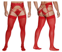 Candyman 99550 Lace Garter-Jockstrap tenue couleur rouge