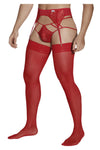 Candyman 99550 Lace Garter-Jockstrap tenue couleur rouge