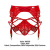 CandyMan 99550 Lace Garter-Jockstrap Outfit Color Red