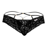 Candyman 99551 Lace Peekaboo Briefs Color noir