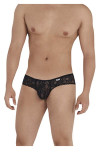 Candyman 99551 Lace Peekaboo Briefs Color noir