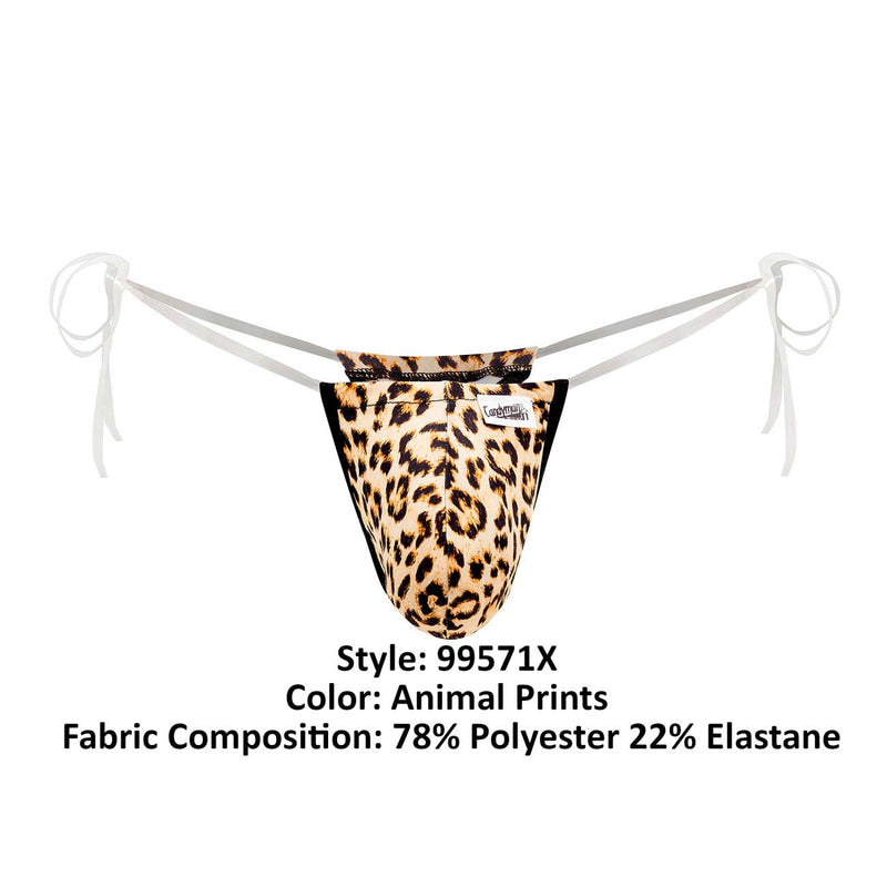 Candyman 99571x Micro G-String Color Animal estampados