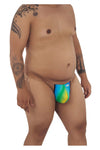 CandyMan 99571X Invisible Micro G-String Color Rainbow Prints