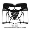 CandyMan 99577 Mesh Garter Jockstrap Color Black