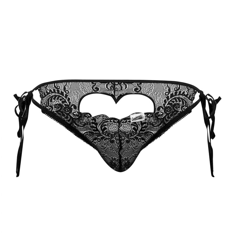 Candyman 99579 Lace Heart Bikini Color Black