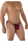 CandyMan 99579 Lace Heart Bikini Color Burgundy