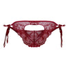 Candyman 99579 Lace Heart Bikini Couleur Bourgogne