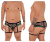 CandyMan 99580X Garter Camo Thongs اللون أخضر