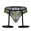 Candyman 99580x Garter Camo Camo Thongs Color Green