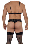 CandyMan 99581 Harness-Thongs Outfit اللون أسود