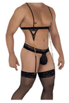 CandyMan 99581 Harness-Thongs Outfit اللون أسود