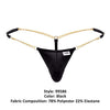 Candyman 99586 cadena G-string color negro