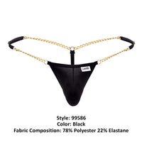 Candyman 99586 chaîne G-string couleur noire