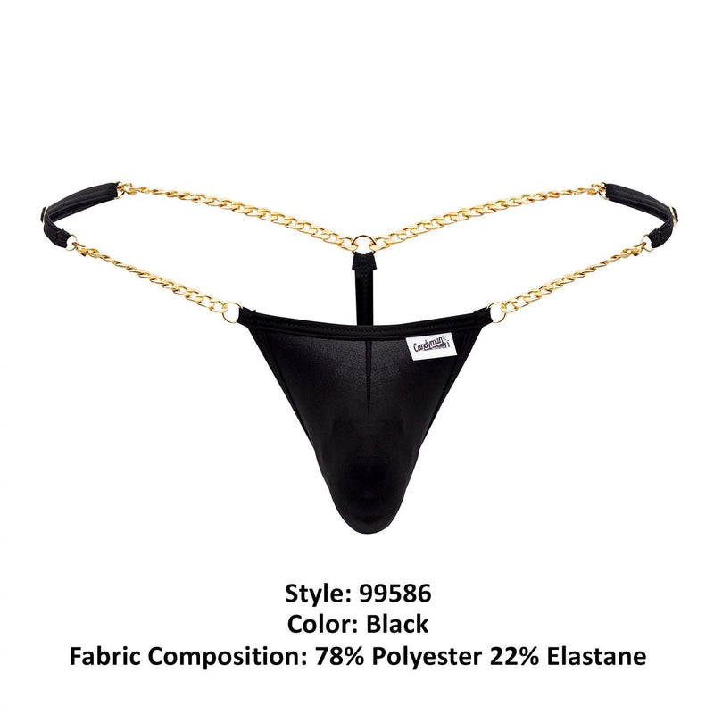 Candyman 99586 chaîne G-string couleur noire