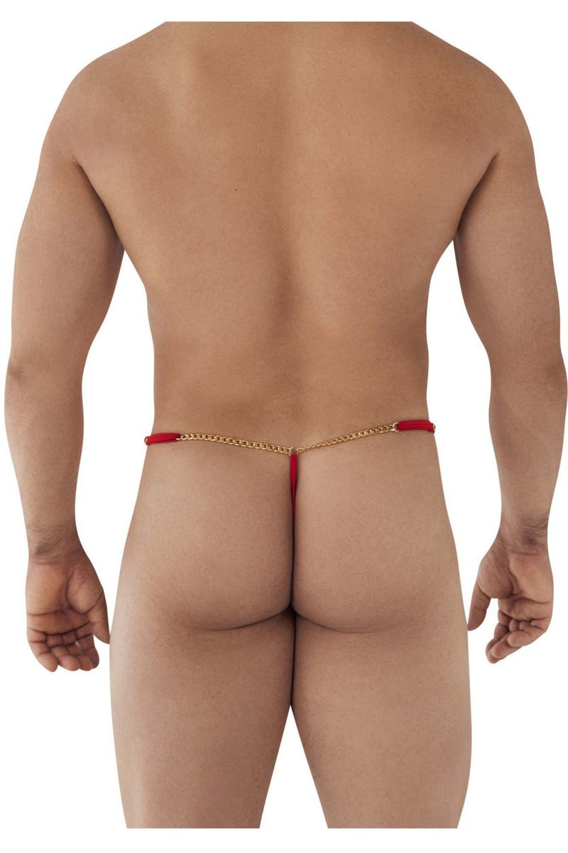 CandyMan 99586 Chain G-String Color Red