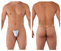 Candyman 99586 cadena G-string color blanco