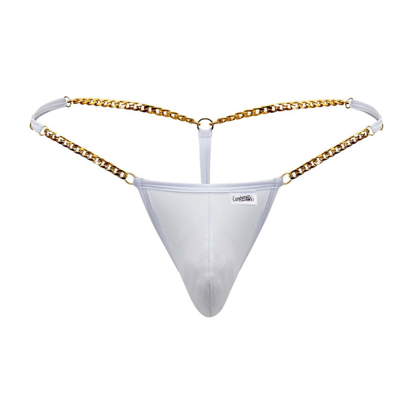 Candyman 99586 chaîne G-string couleur blanc