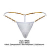 Candyman 99586 cadena G-string color blanco