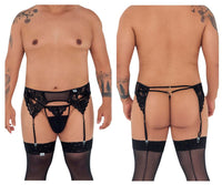 Candyman 99589X LA LA GARTHER COLOR G-STRING NEGRO