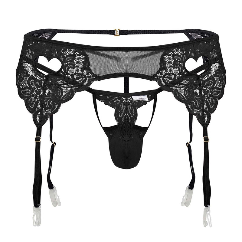 Candyman 99589x Lace Garther G-string couleur noir