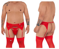 Candyman 99589x Lace Garther G-string couleur rouge