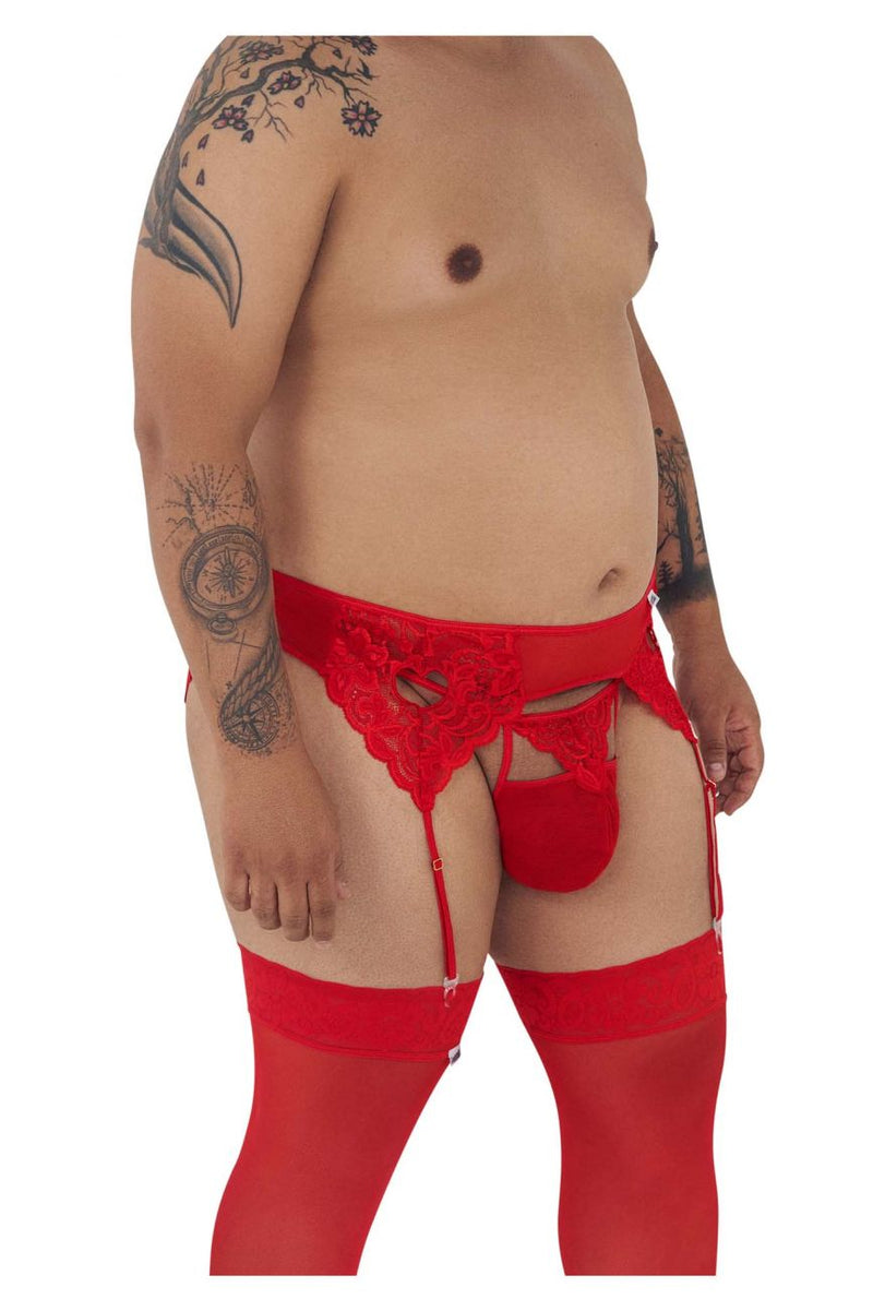 Candyman 99589x Lace Garther G-string couleur rouge