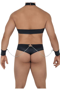 Candyman 99592 Harness-Thongs tenue couleur noir