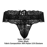 Candyman 99595x Lace Thongs Color Black