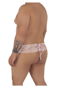 Candyman 99595X Lace Thongs Color Rose