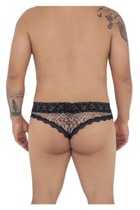 Candyman 99596x Mesh-Lace Thongs Color Snake Imprimer