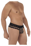 Candyman 99596 Mesh-Lace Thongs Color Snake Print