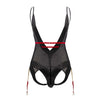 CandyMan 99600 Mesh Bodysuit Color Black