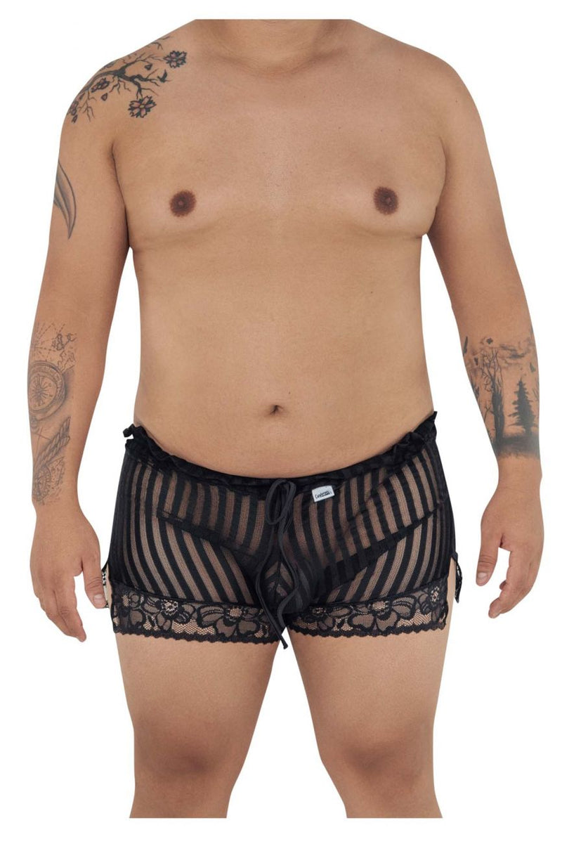 Candyman 99601x Lounge Pajama Shorts color negro