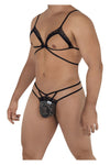 Candyman 99610 harnais string tenue couleur serpent imprimé