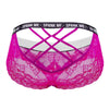 CandyMan 99615X Spank Me Lace Briefs Color Pink