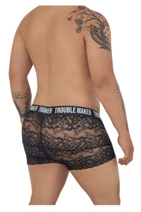 Candyman 99616x Trouble Maker Lace Trunks Color Black