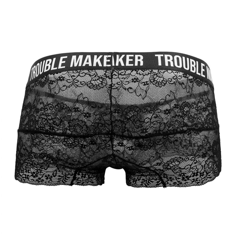 Candyman 99616x Trouble Maker Lace Trunks Color Black