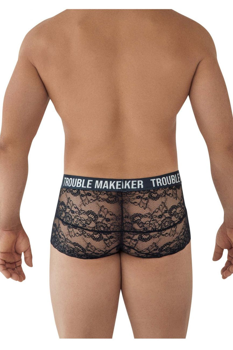 Candyman 99616 Trouble Maker Lace Trunks color negro