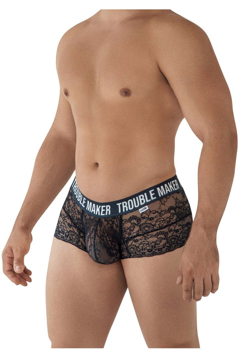 Candyman 99616 Trouble Maker Lace Trunks color negro