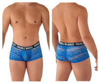 Candyman 99616 Trouble Maker Lace Trunks Color Blue foncé